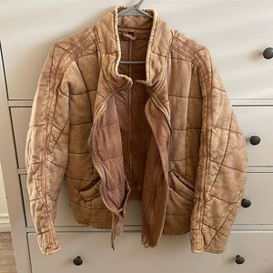 Dolman Quilted Knit Jacket